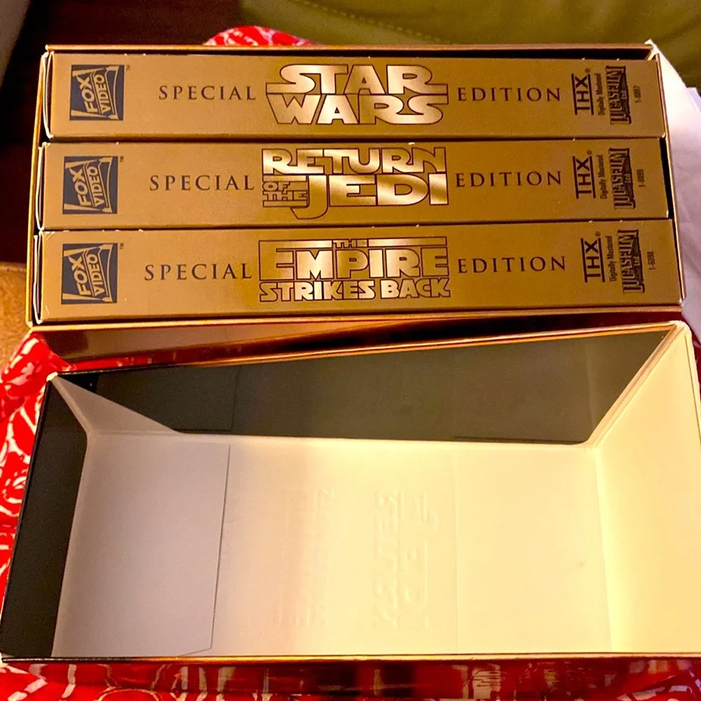 Star Wars Trilogy Special Edition VHS from 1997, 20th Century Fox. Looks unused.